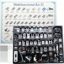 11/16/32/42/48/52pcs Sewing Machine Presser Foot Set Compatible With Brother, Baby Lock, Singer, Janome And Most Low Shank Sewing Machines, Complete Sewing Machine Presser Foot Kit, Home Sewing Machine Sewing Accessories, Sewing Machine Parts, DIY Sewing Accessories