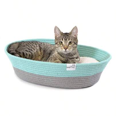 Felt Round Bed, Warm And Cozy Bed, Gray