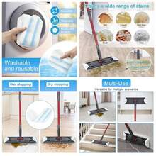 Mop Pads Compatible With O - Cedar H2prO Flat Mop System, 3 Pack Microfiber Mop Heads Replacements Ocedar Flat Mop, Washable And Reusable Mop Pad Refills,  On Hard Floors - 平板拖把墊-3個裝 - 查看 2