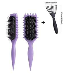 Hair brushes 夏季必备卷发造型梳 - 不拉扯头发，不毛躁，轻松打造完美卷发造型 - 彩色 - 查看 19