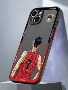 Nueva funda compatible con anime para 17, 17Air, 16E, 16, 15, 14, 13, 12, 11, Mini, Pro, Max, Plus, de material traslúcido y mate, funda compatible con 17, 17 Pro, 17 Pro Max - Fbk03 - Ver 6