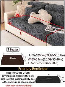 1 Stück graue Plüschstoff Sofabezug, elastisch & nicht verformend, hautfreundlich & warm, tierfreundlich, maschinenwaschbarer Sofaschutz, geeignet für L-förmige Relaxsofa (verschiedene Größen erhältlich), Herbstdekoration, Zimmer Dekoration, Schulanfang, Schulmaterial