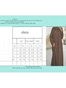 1 Set New Classic Versatile Muslim Abaya Shawl, Suitable For Any Occasion, Available In Multiple Colors, Hijab Included - Multicolor - View 4