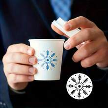 Set de 8 plantillas navideñas reutilizables - Plantillas de plástico con diseños de copos de nieve, bastón de caramelo, estrella y árbol de Navidad, Papá Noel, muñeco de nieve, adecuado para manualidades DIY, decoración del hogar, camisetas, artesanía, pintura en lienzo y muebles