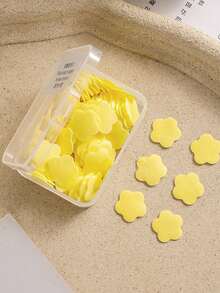 1 Pack Portable Disposable Petal Soap Papers, Mini Antibacterial Scented Soap Sheets, 4 Plant-Derived Fragrances, Rich Lather For Convenient Cleansing