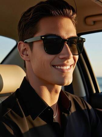 1 件时尚多色眼镜，适合日常生活、外出、聚会、旅行、所有季节