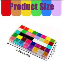 1pc 8/26/20/36 Colors Face Body Paint, Vibrant Pigments, Waterproof & Sweat-Resistant, Suitable For Christmas, Carnival, Halloween, World Cup Cheerleading Decoration