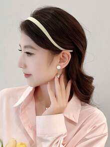 Bộ 4/1 chiếc băng đô nữ màu đen, be, kaki, nâu mờ, chất liệu co giãn cao, kiểu dáng tối giản, đa năng, thanh lịch, phù hợp cho sử dụng hàng ngày, đi chơi, dự tiệc, đi làm, du lịch, tạo kiểu tóc, rửa mặt/gội đầu, trang điểm, phụ kiện trang phục, phụ kiện tóc, làm đẹp tại nhà. - Nhiều màu - Xem 4