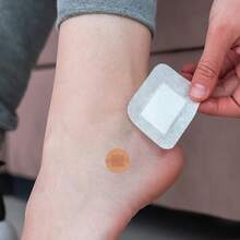 200 Pcs Adhesive Small Spot Bandages Bulk Fabric Oval Flexible Adhesive Nose Face Bandages With Non Stick Pad Round For Skin Wound Care - Multicolor - View 2