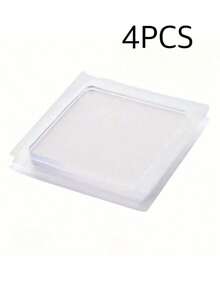 8pcs Clear Silicone Furniture Pads - Shock Absorbing, Heat Resistant, Noise Reducing, Non-Slip Floor Protectors For Washing Machines, Sofas, Coffee Tables - No Power Needed - Transparent - View 14