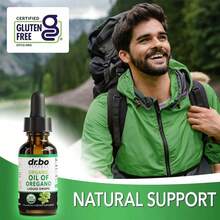 DR. BO Organic Oregano Oil Drops – USDA Certified Organic Liquid Drops, Contains Extra Virgin Olive Oil And Tocopherols – Herbal Vegetarian Formula, 6-Month Supply – 1 Fluid Ounce - 1 chai - Xem 5
