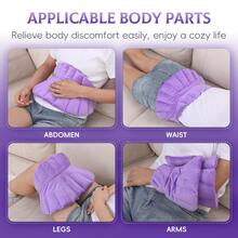 1 szt. Poduszka grzewcza do mikrofalówki, odpowiednia do szyi, ramion i pleców, wilgotne ciepło, obciążona konstrukcja, ogrzewanie mikrofalowe, nie wymaga prądu, podwójne zastosowanie na zimno i ciepło, odpowiednia do szyi, ramion, pleców, nóg, kolan i innych obszarów, równomierne ogrzewanie, idealna do domu i biura, ergonomiczna konstrukcja, trwała, wygodna i przenośna, zapewnia codzienne ciepło, idealny prezent świąteczny, może wygodnie masować ramiona.