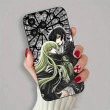 Funda negra de TPU Code Geass, linda, simple, gruesa, anti-caída, decorativa, protectora para teléfono móvil, accesorios para iPhone 11/12/13/14/15/16/Pro Max Pro Plus Series, regalo de funda - Mezcla de colores - Ver 6
