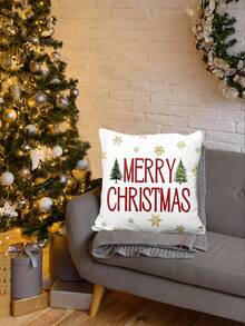 2 buc. fețe de pernă decorative cu imprimeu de Crăciun, cu elemente de Crăciun, pentru cameră, dormitor, sărbători, petrecere (fără inserție de pernă) (imprimare pe o singură față)