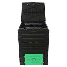 Garden Compost Bin 119 Gal Compost Bin Outdoor Large Capacity Composter - Black Green - View 7
