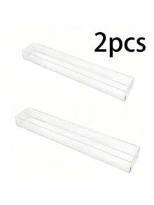 1pc/2pcs/6pcs Transparent Display Rack, Wall-Hanging Blind Box, Hand-Made Receptacle, Transparent Small Display Rack