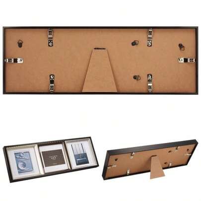 マルチフォトフレーム 3面 木目調 フ - TP - 220 - BR