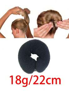 12G/15G/18G/17CM/20CM/22CM, DIY Styrofoam Ring Clasp, Donut Bun Ponytail Stand, Three Colors And Three Specifications You Can Choose Hair Bun Hair Pin Hair Bun Maker Bun Hair Piece Hair Styling Pins, School Stuff