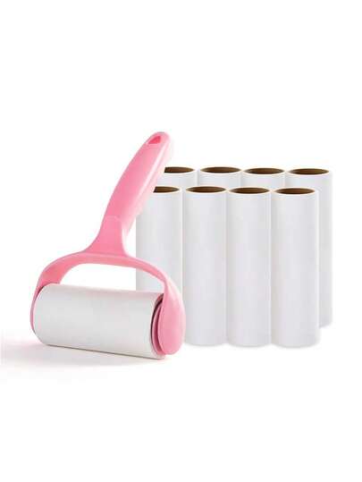 1 pieza de rodillo de pelusas desechable, el cepillo del rodillo puede absorber el pelo de las mascotas, rodillo de pelusas para ropa, núcleo de repuesto para el rodillo de pelusas, artículo esencial para el hogar, una ayuda para mamá