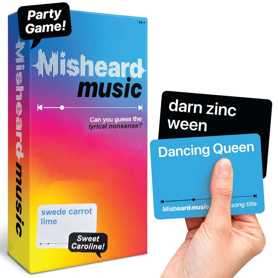 500 Hilarious Lyrics Cards - Jigsaw Puzzles With Answers, Perfect For Funny Mishearing Songs Party Board Game, Music Quote Challenge, Perfect For Karaoke, Family Movie Night, And Birthday Parties - Suitable For Adults And Teens