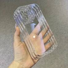 3-Pack Luxury Shockproof Transparent Phone Set, Compatible With 17 16 15 14 13 12 11 Pro 16 15 14 Plus 13 12 X XS XR 8 Plus TPU Soft Back