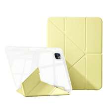 Case Compatible With IPad 10th Generation 10.9 Inch 2022/IPad (A16) 11th Generation 11 Inch 2025/IPad Air 4th/5th, IPad Pro 2020/2021/2022/2024, Slim Stylish Clear IPad Case With Pencil Holder, Multi Angles Folding Y-Shaped Stand Cover