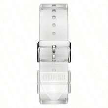 Guess 男士石英透明硅胶表带白色表盘43毫米手表 V1051M1 - 白色 - 查看 3