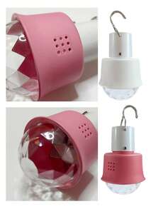 Luz ambiente mini recargable LED - Lámpara colgante portátil USB con cambio de color y activación por sonido - Ideal para dormitorios, habitaciones y fiestas