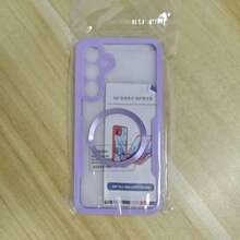 Hadaasi 1个紫色磁吸保护壳，内置屏幕保护膜，[兼容无线充电] 360°全方位防震手机壳 [亲肤材质，防滑设计] 防刮手机壳，兼容 17 Pro/17 Pro Max/Apple Air/17和Galaxy S25 Ultra - 紫色 - 查看 51