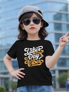 Young Girls T-Shirts - Black - View 1