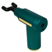 Pistola masajeadora relajante muscular descontracturante recargable usb varios accesorios vibraciones intensidades terapia profunda fisioterapia entrenamiento fitness portátil alivio contracturas - Multicolor - Ver 2