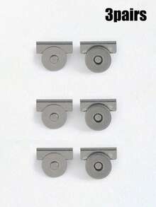 4个帆布钱包磁性合金扣，20*7毫米，4种颜色可选，无缝磁扣，DIY工艺配件，包包按扣，仿皮包包隐藏式按扣，无需缝纫，复古金属旋转锁扣，适用于单肩包和服装，DIY手提包配件，皮革工艺包包钱包，优雅金色包包五金，手工包包配件，圣诞礼物，圣诞装饰品 - 彩色 - 查看 23