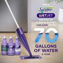 WetJet Multi-Purpose And Hardwood Liquid Floor Cleaner Solution Refill With Gain Scent 42.2 Fl Oz Each Pack Of 2 - 如圖 - 查看 5
