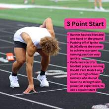 JH-Portable Starting Blocks For Track And Field Training Enhance Speed And Performance Sprint Trainer - As Pic - View 4