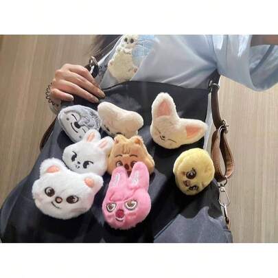 8 PCS Stray - Kzoo Pins Badge Brooch S - Kzoo Plush Pin Badge S - Kzoo Series Brooch Button Accessories Decor