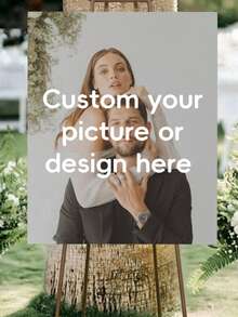 Biển chào mừng đám cưới in ảnh cá nhân hóa - Biển đánh dấu tiệc cưới có thể tùy chỉnh với ảnh của bạn, chất liệu nhựa bền, nhiều kích cỡ, phù hợp để trang trí lối vào đám cưới, lễ đính hôn, kỷ niệm và sinh nhật - Không cần điện, dễ dàng tải ảnh và lắp đặt. - Nhiều màu - Xem 8