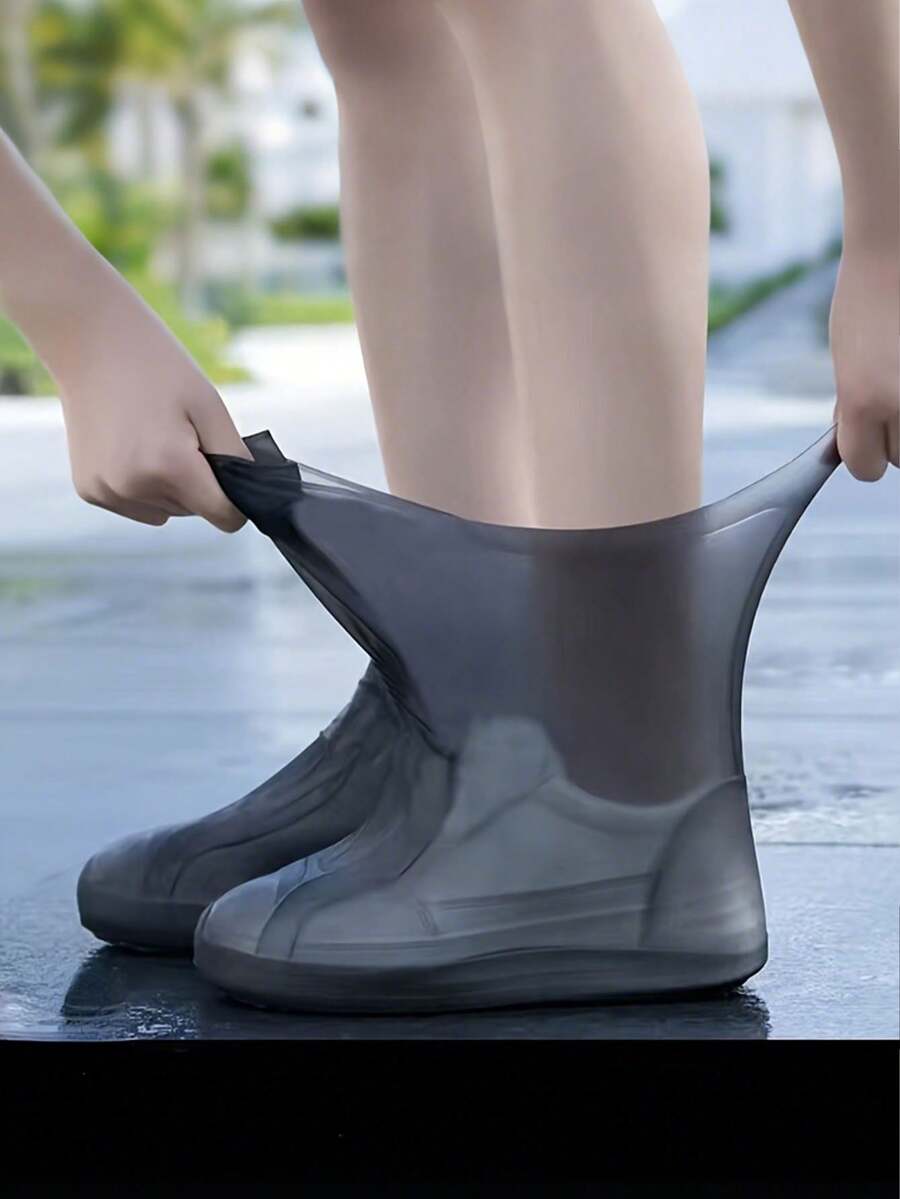 Copristivali in gomma, copriscarpe impermeabili in silicone, copriscarpe riutilizzabili e resistenti all'acqua per giorni di pioggia, per scuola, ufficio, casa, viaggi. Copristivali in silicone impermeabili per l'esterno, accessori per scarpe da passeggio, copriscarpe riutilizzabili per scuola, ufficio, casa, viaggi, forniture per il ritorno a scuola, rinfrescanti estivi, spiaggia, viaggi