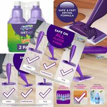 WetJet Multi-Purpose And Hardwood Liquid Floor Cleaner Solution Refill With Gain Scent 42.2 Fl Oz Each Pack Of 2 - 如圖 - 查看 1