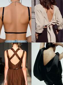 2pcs Seamless Wireless Bras For Women, Bridal Lingerie, 3 Strap Options, Lightweight Support, Comfortable & Breathable - Suitable For Weddings, Formal Occasions, Strapless, Bridal Wear, Autumn/Winter/Spring, Detachable & Adjustable Straps, Thin Double-Layer Mesh Bra, Deep V Back - Multicolor - View 5