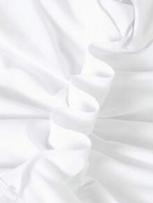 Tween Boy 意大利 Brainrot 图案长袖 T 恤，秋冬上衣 - 白色 - 查看 8