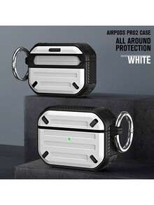 Military Industry Anti-Fall Thickened Apple Bluetooth Earphone Case, Earphone Charging Case Protective Cover