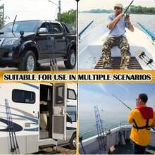 Multifunktionaler magnetischer Angelrutenhalter, Auto Angelrutenhalterung, LKW Boot Wand Angelruten Schutzhalterung