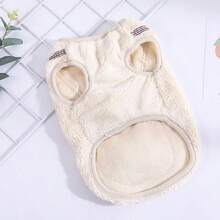 1pc Pocket Bear Plush Hoodie For Small Dogs, New Spring/Autumn/Winter Pet Clothes With Cute Bow Decor, Warm & Comfortable For Teddy, Poodle, Puppy