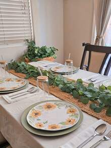 1/6/12/24 件装 6.9 英尺人造常春藤花环，仿真常春藤叶，绿色植物，垂吊藤蔓，植物叶环，家居花园装饰，服装常春藤，人造植物，玫瑰，装饰风格，派对和节日装饰，卧室装饰配件，母亲节装饰，春季装饰，情人节装饰 - C - 查看 6