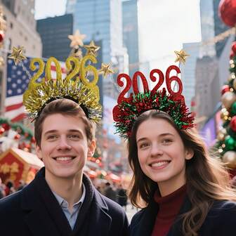 Customized Numeric Year Headband, Suitable For Holiday Parties