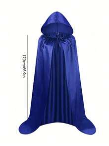 Soft Velvet Cape With Hat, Unisex Clothing Cloak, Black, Red, Purple, Green - Suitable For Parties, Theme Events, And Role-Playing, Easy To Wear And Store, Holiday Costume, Suitable For Halloween, Christmas, And Carnival, Perfect Gift For Role-Playing Enthusiasts 