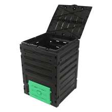 Garden Compost Bin 119 Gal Compost Bin Outdoor Large Capacity Composter - Black Green - View 8
