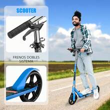 Kick Scooters, Foot Scooters - Royal Blue - View 2