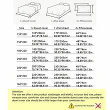 四件套床上用品，樱桃红，蝴蝶结印花被套，拉链封口，纯色床单，四季皆宜，粉色少女风卧室装饰床上用品套装，可快速机洗，清新花卉图案，透气轻盈，适合情人节、斋月等节日。 - 紅櫻桃 - 查看 3