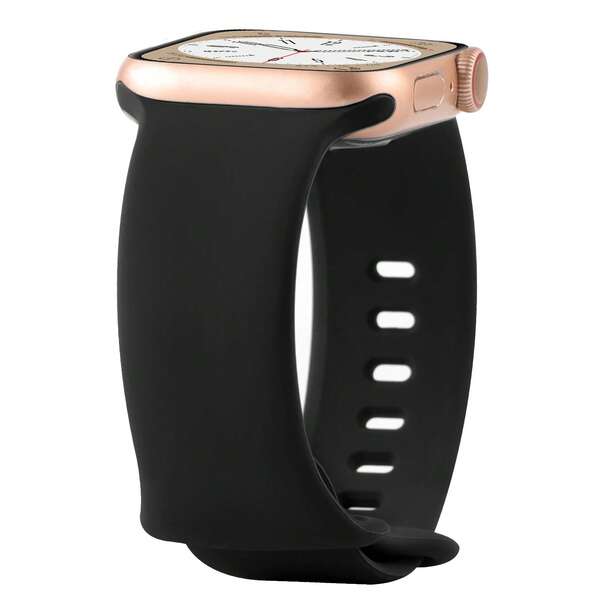 1pc Fashionable And Minimalist Solid-Color Silicone Watch Strap Compatible With Apple Watch Band 38mm 40mm 41mm 42mm 44mm 45mm 49mm (S10 42 )Mm (S10 46)Mm,Soft And Comfortable Replaceable Sports Band Compatible With Iwatch Series 11 Ultra 3 SE3 Ultra 2 S10 SE2 9 8 7 SE 6 5 4 3 2 1, Perfect Gift For Thanksgiving, Halloween, Birthdays, And More - Unisex For All Ages